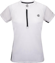 Dare2b - Outdare II Dames Fietsshirt - White/Black - Maat 40