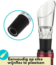 Lynnz® Wijn decanteerder | wijn decanter - wijndecanteerder - wijnschenker - wijnbeluchter - wijn accessoires - decanteer karaf