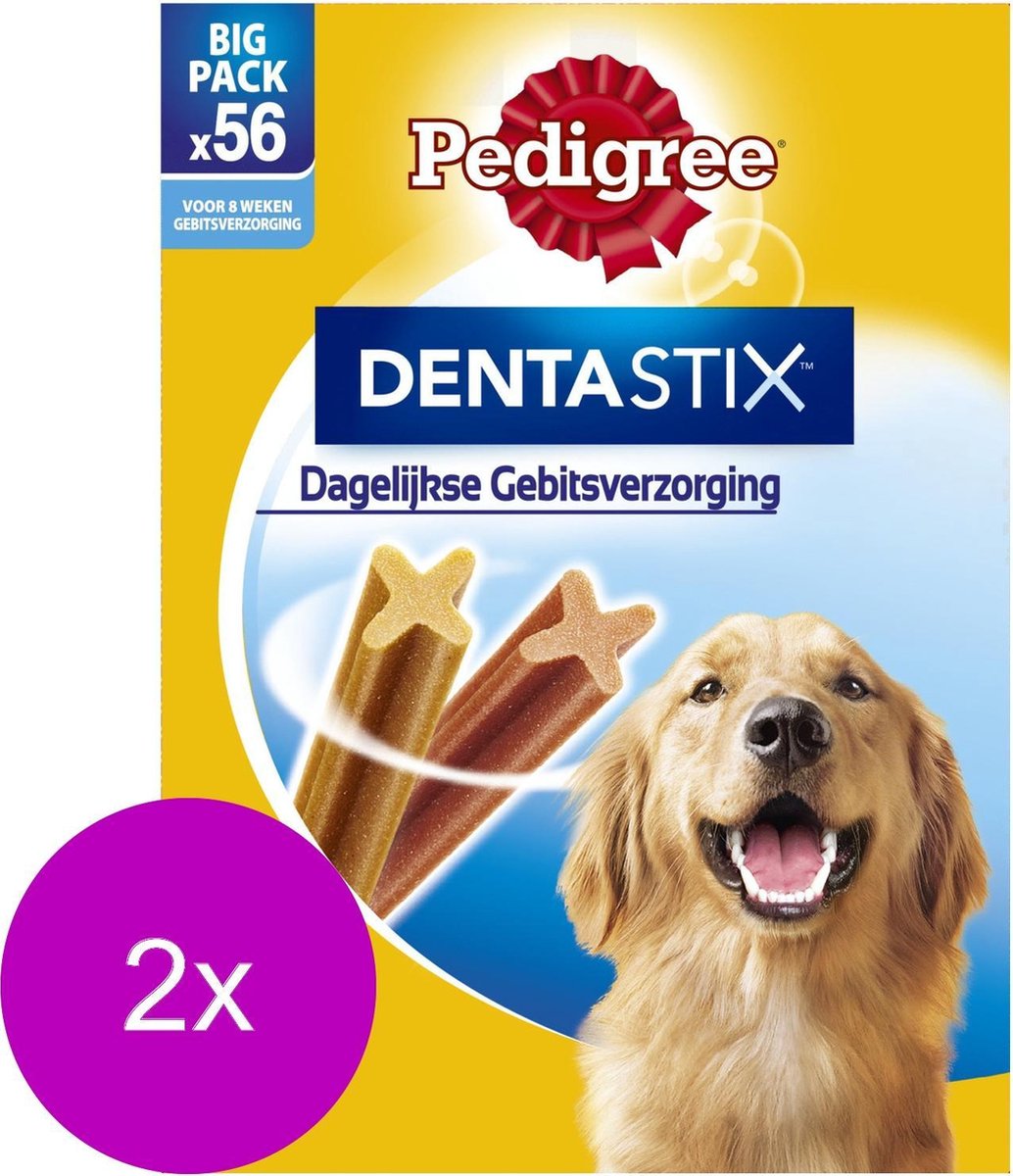 Pedigree Dentastix Multi-Pack - Hondensnacks - 2 x Dental 2160 g - 56 stuks