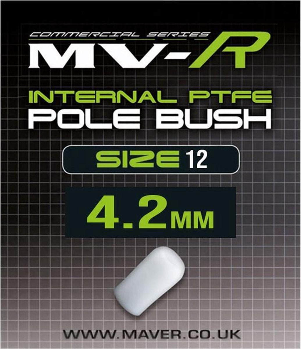 Maver MV-R Internal Pole Bush - Maat 12 - 4.2mm - Wit