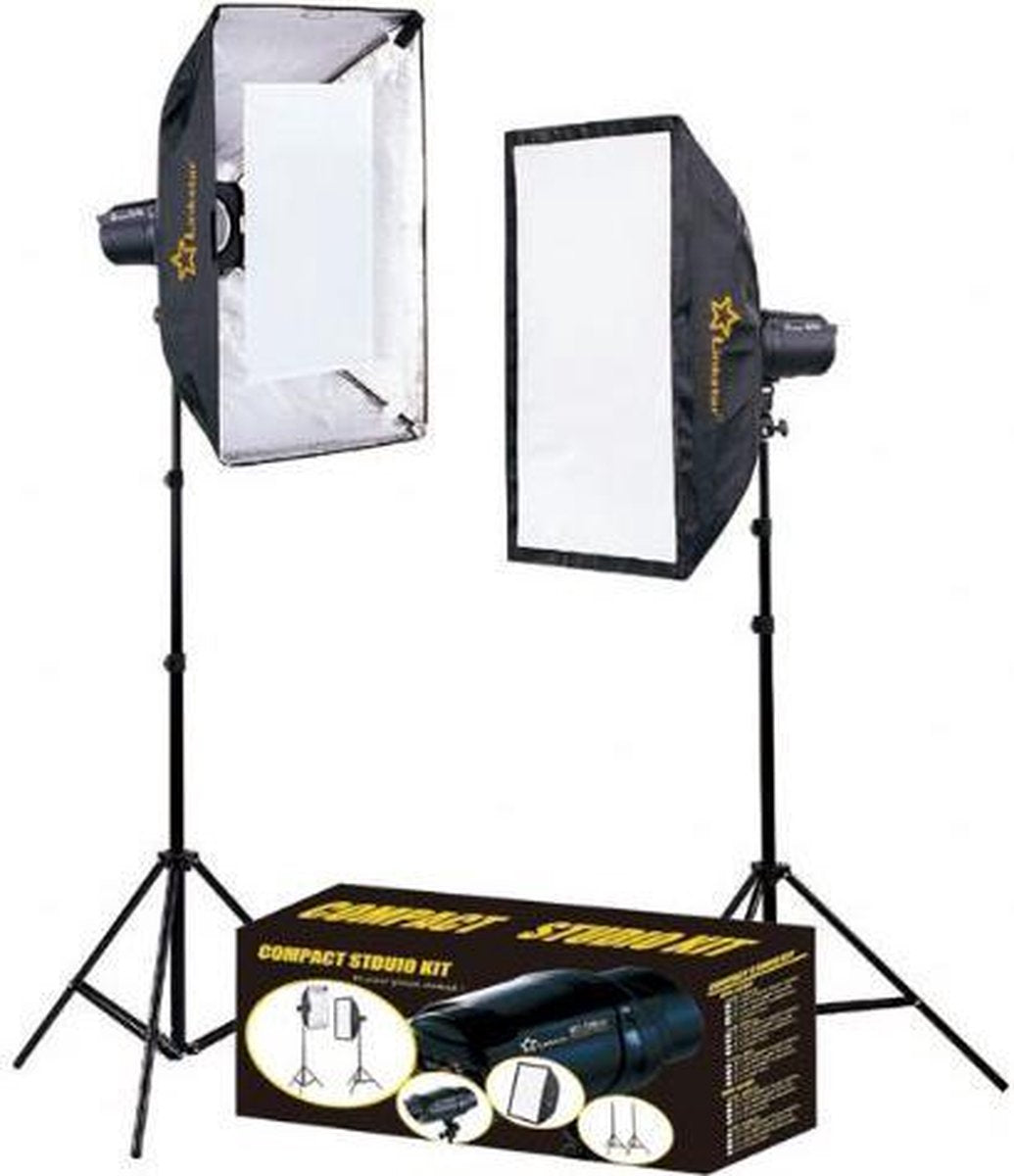 Linkstar DLK-2500D Zwart apparatuurset voor fotostudio