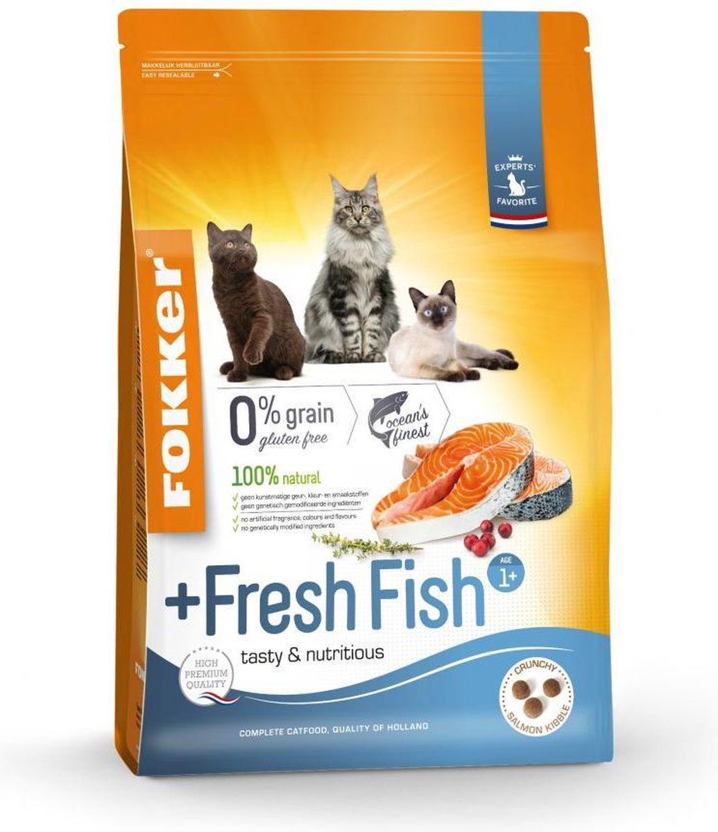 3x Fokker Cat Fresh Fish Zalm 2