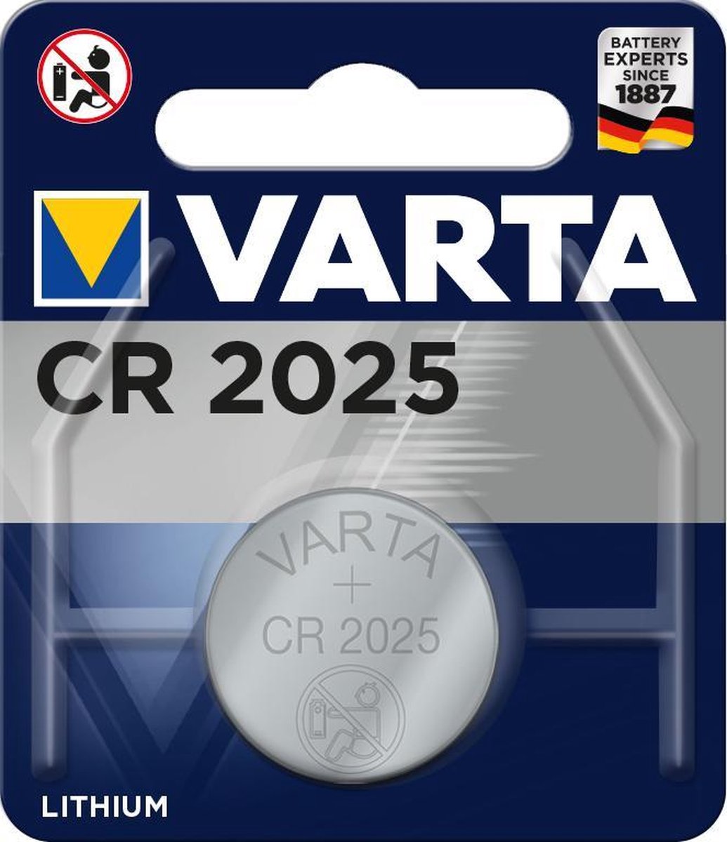 Varta Knoopcel Batterij - Cr 2025 - Lithium Professioneel - 3 Volt