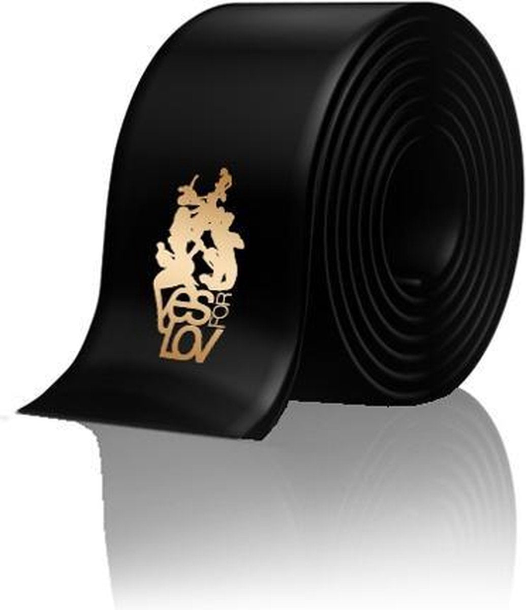 YESforLOV Satijnen Blinddoek - Zwart - Blinddoek