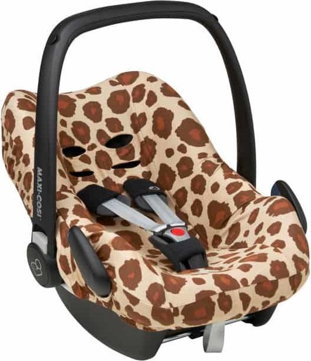Meyco autostoelhoes Panter - camel - groep 0