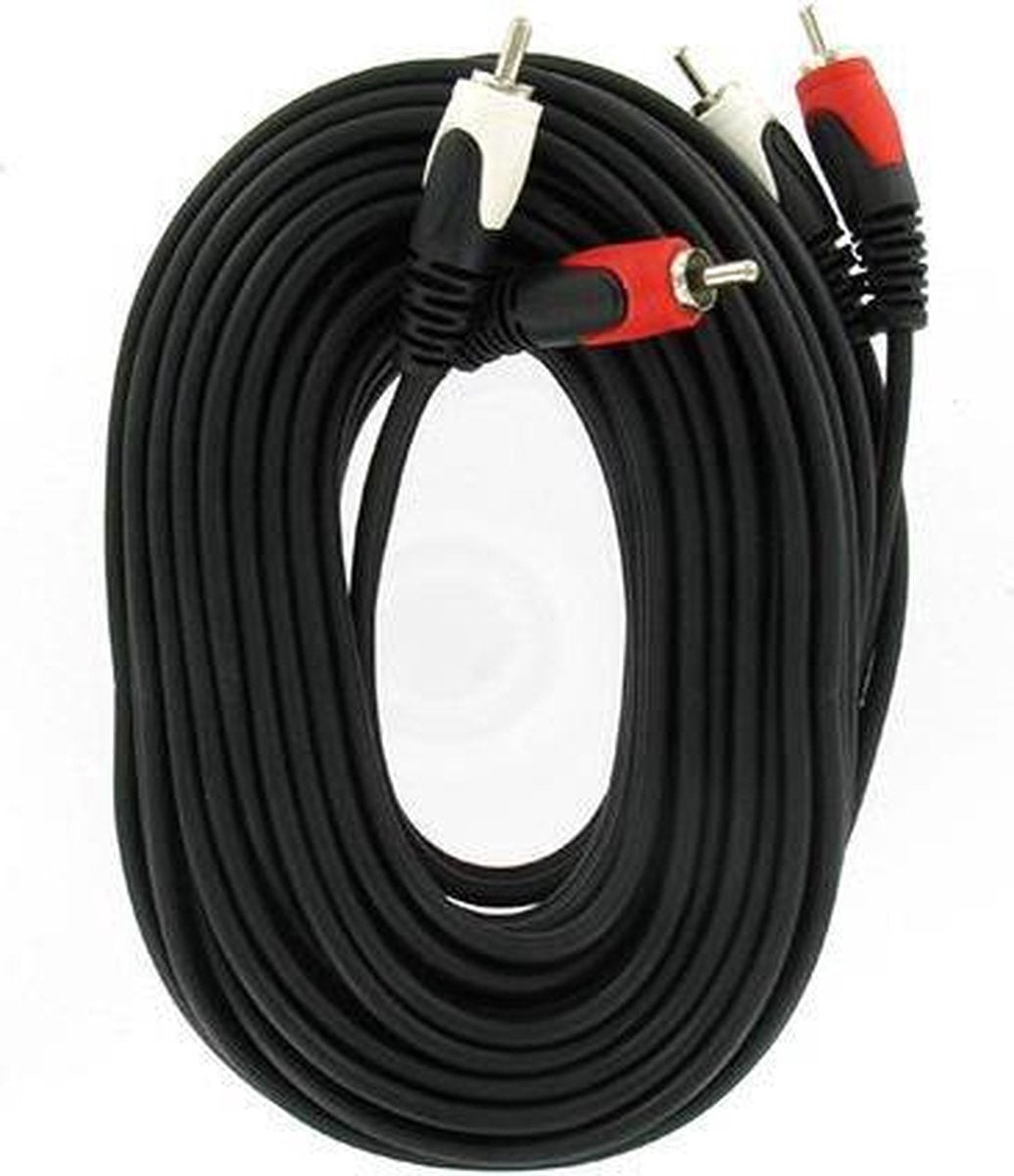 Kopp tulp audio kabel 10m