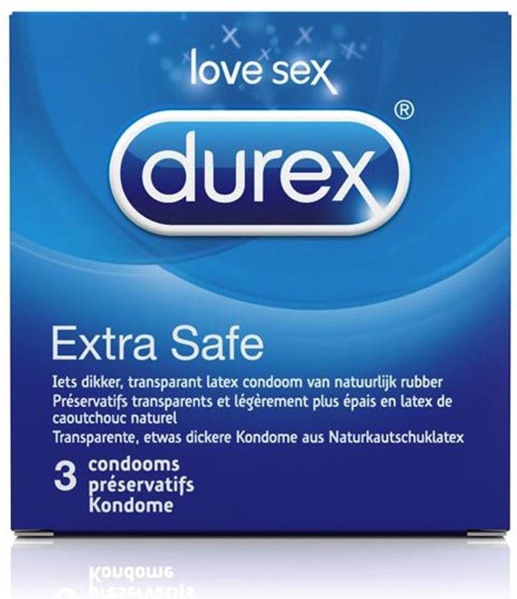 Durex Condooms - Extra Safe 3 stuks