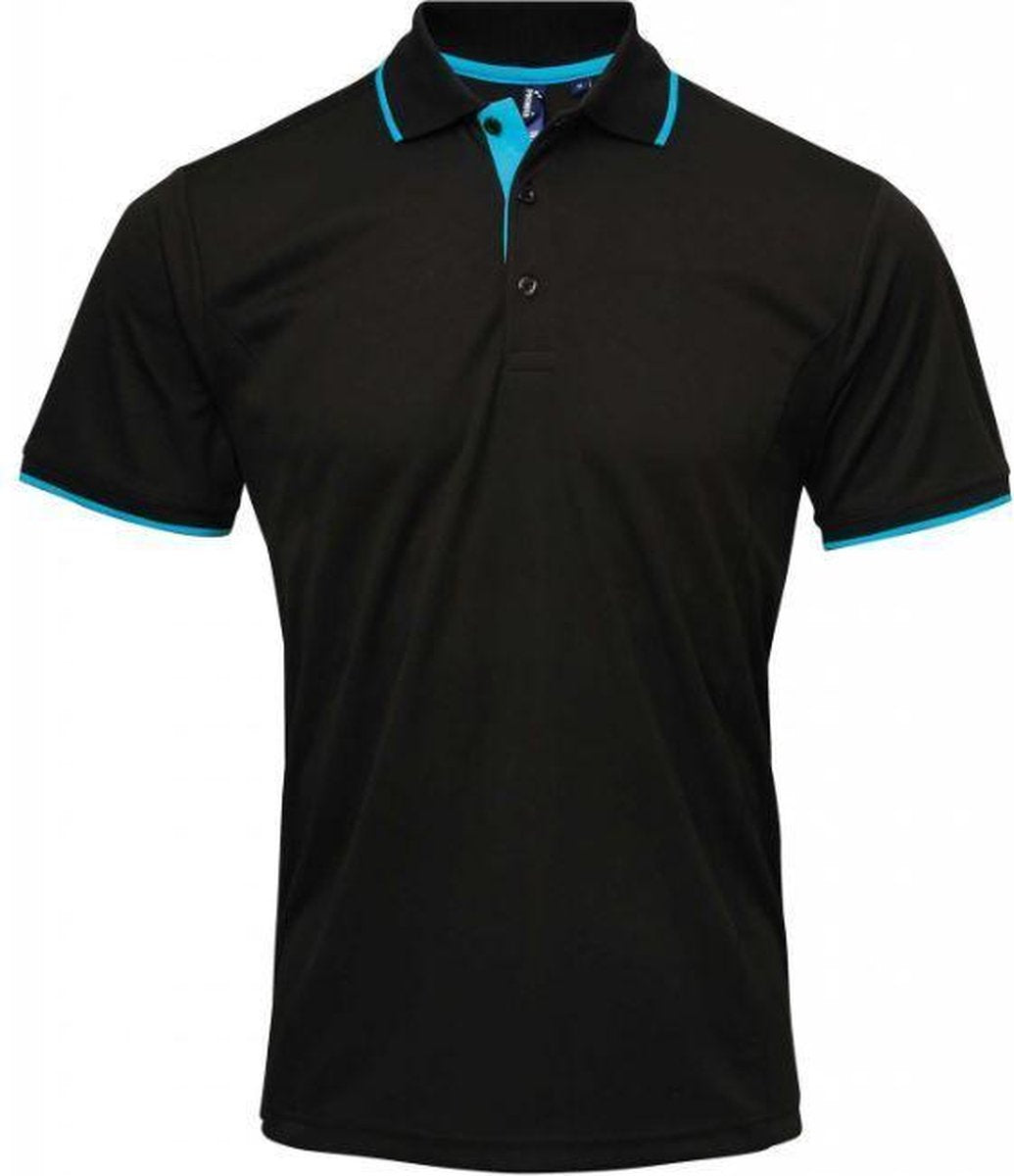 2 x Women's contrast Coolchecker® polo