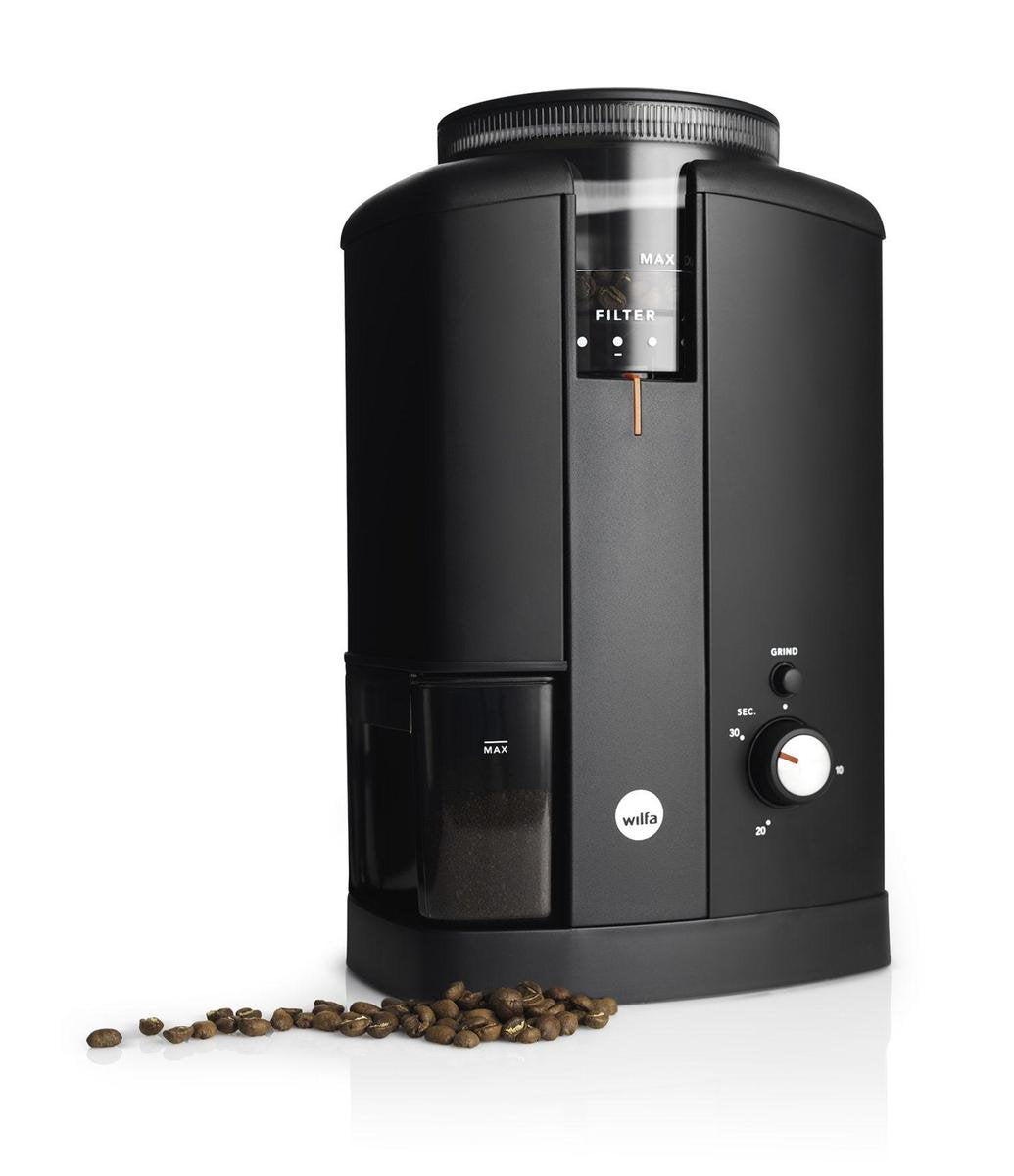 Wilfa CGWS-130B Svart Aroma koffiemolen met stille DC motor