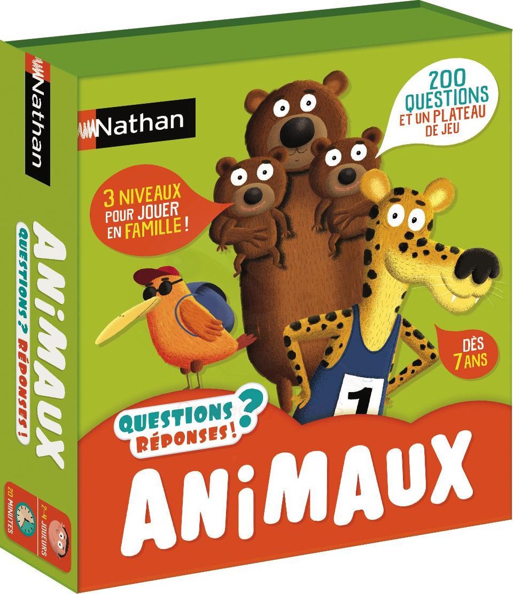 Questions/Réponses 31501 bordspel Kinderen Triviantspel