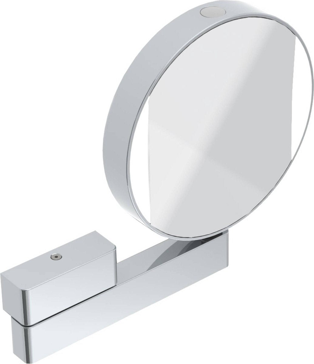 Emco scheerspiegel met LED 2-armig chroom