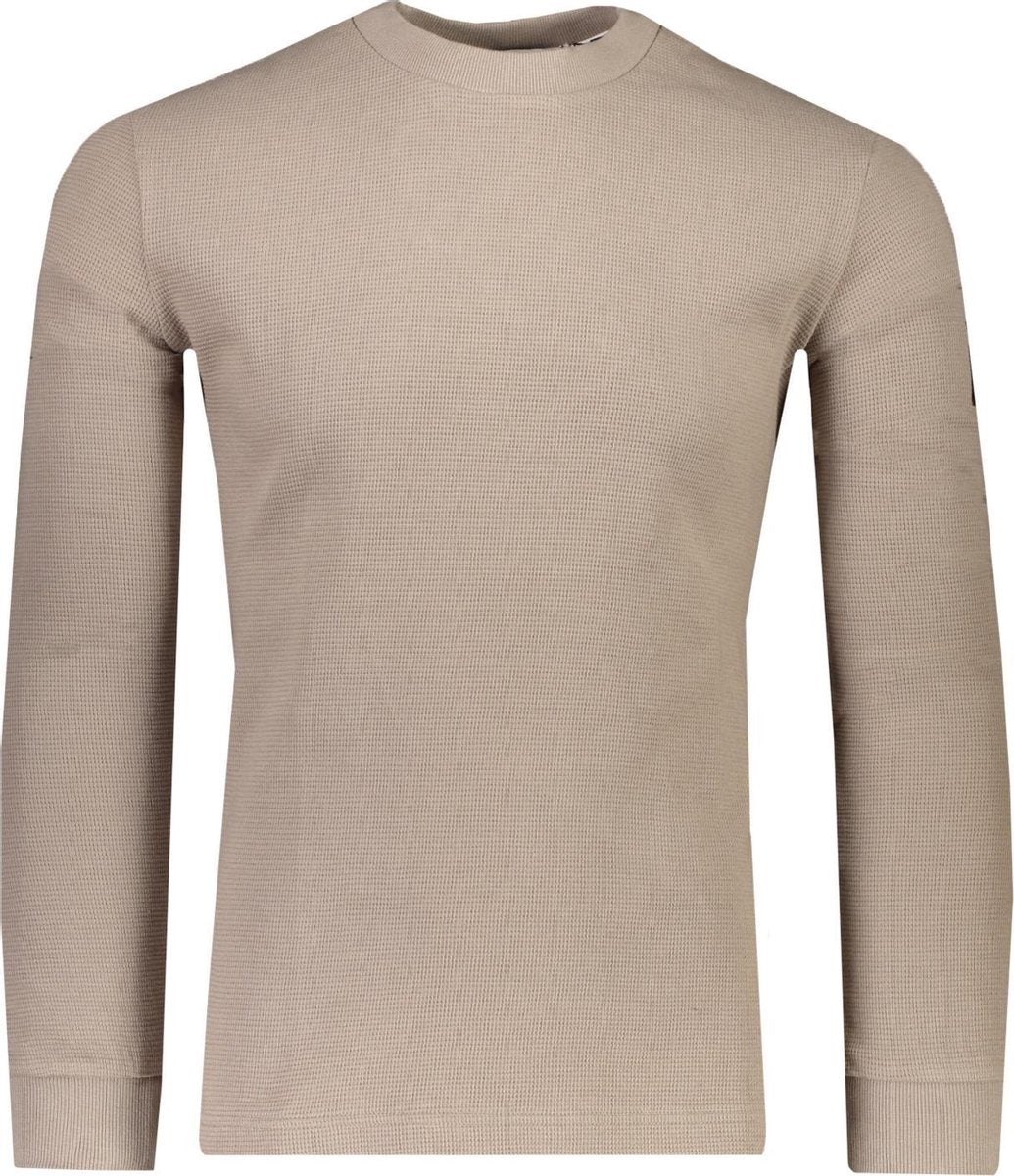 Calvin Klein T-shirt Bruin Bruin Normaal - Maat S - Heren - Lente/Zomer Collectie - Katoen