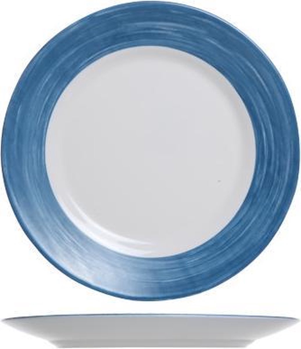 Brush Dinerbord - Jeansblauw  - Ø 25cm