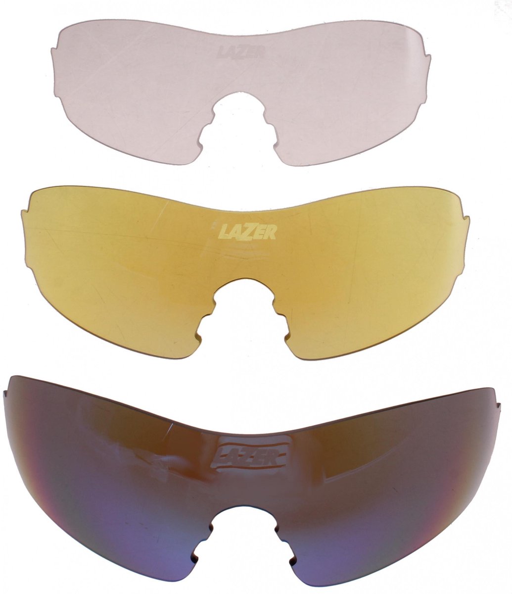 Lazer Lenzenset Fietsbril M1 Blauw/geel/transparant