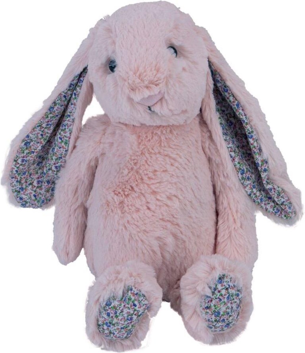 Pluche Knuffel Haas 25 cm Lila