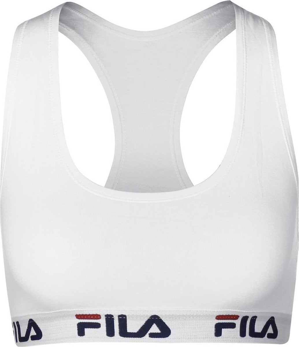 Fila Woman Bra Elastic Band Sportbeha Wit maat XS