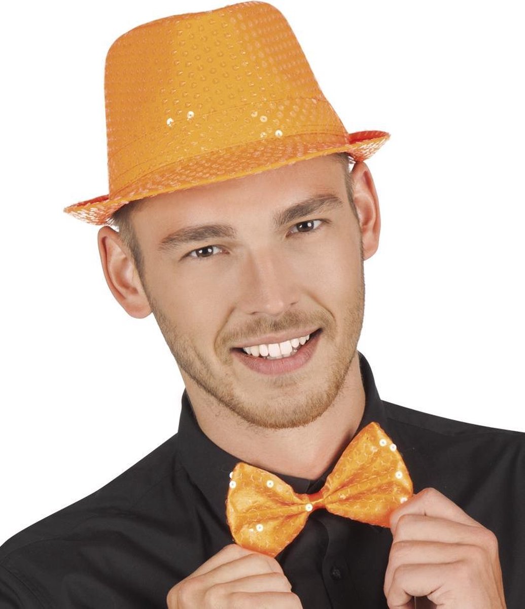 Vlinderstrik Spangles - Oranje