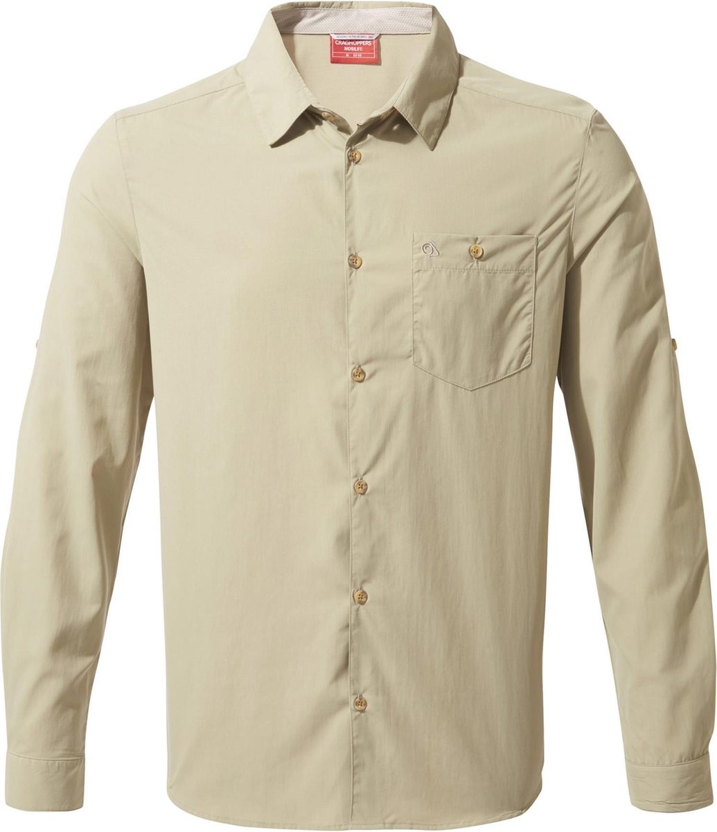 Craghoppers Blouse Nuoro Heren Polyamide/polyester Beige Maat Xxl
