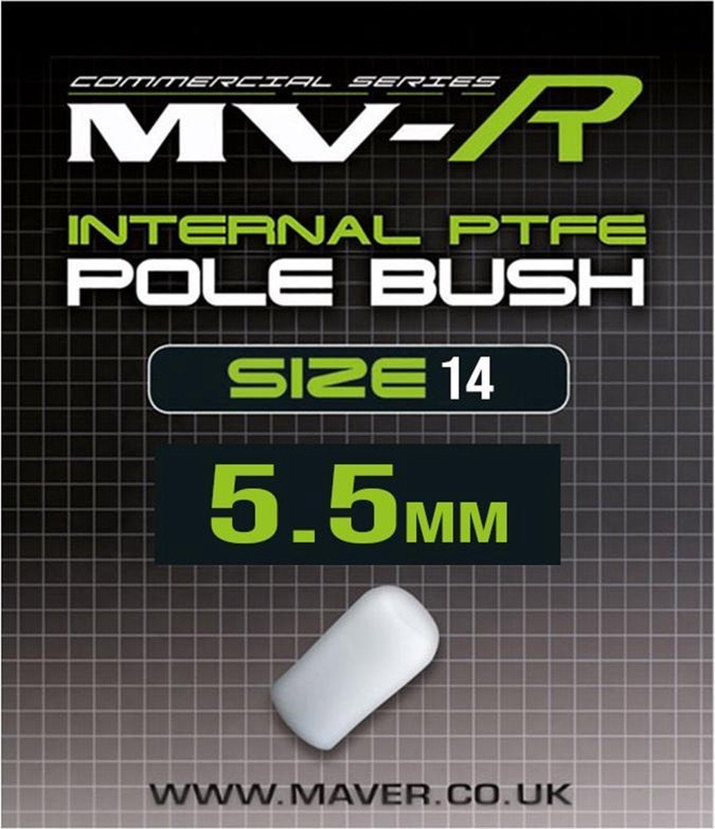 Maver MV-R Internal Pole Bush - Maat 14 - 5.5mm - Wit