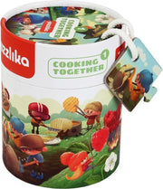 Puzzlika - Educatieve Puzzel - Leer Stapsgewijs van A tot Z een Maaltijd Samen Koken - Combineer de Juiste Puzzelstukjes en Kom Tot een Heerlijke Maaltijd