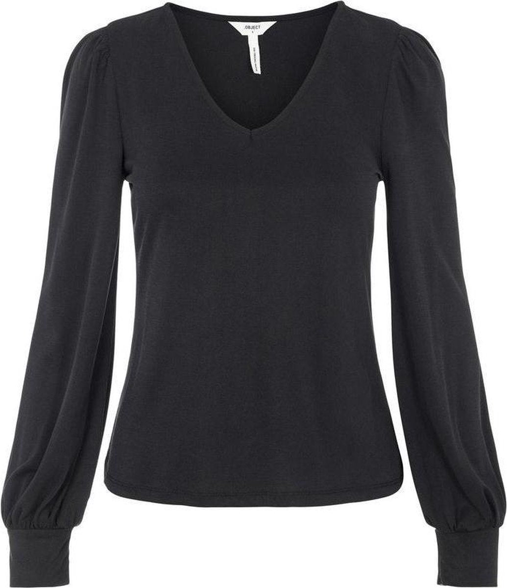 Objannie L/s V-neck Top Noos 23035748 Black