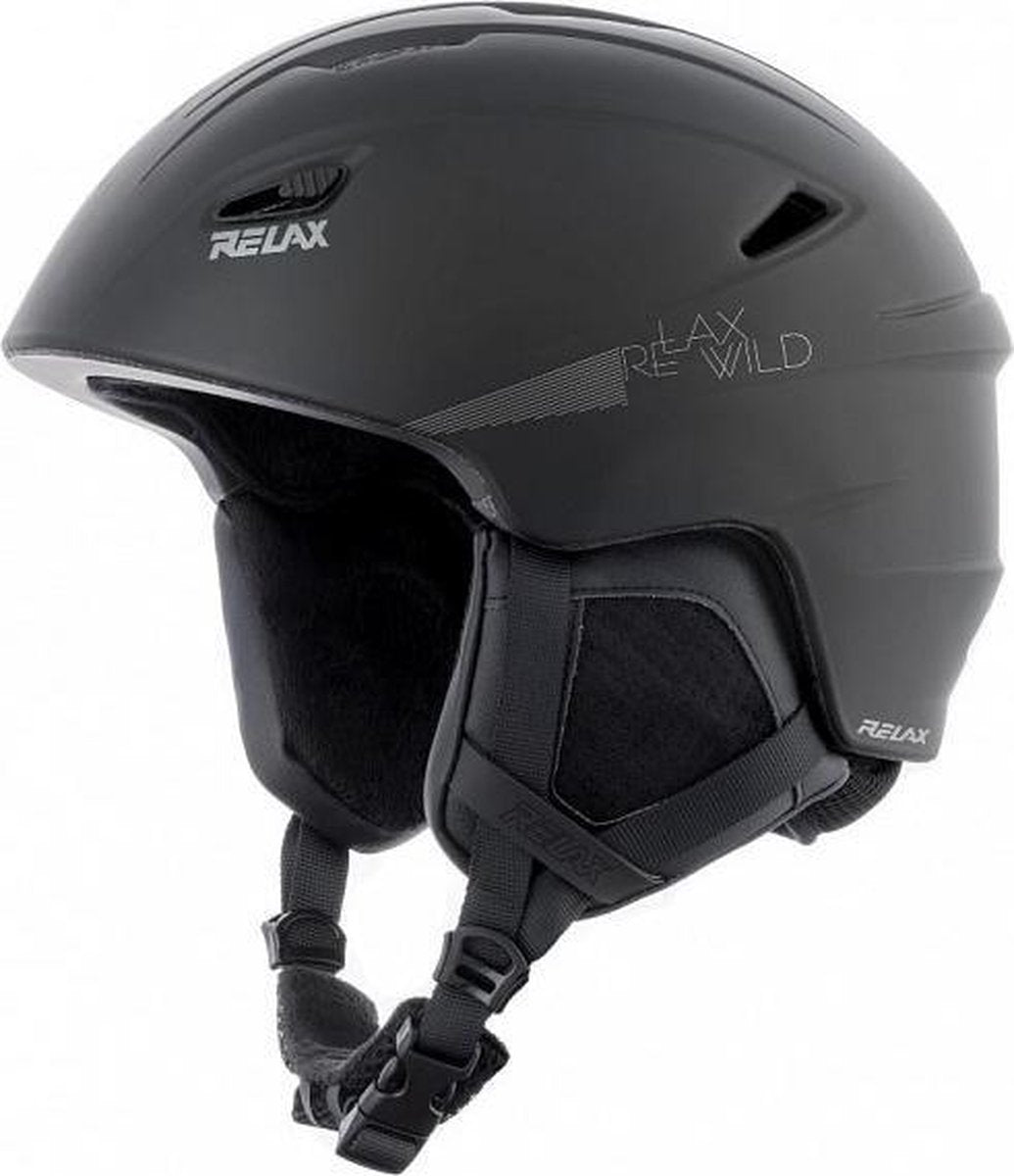 Relax Wild Skihelm Zwart L
