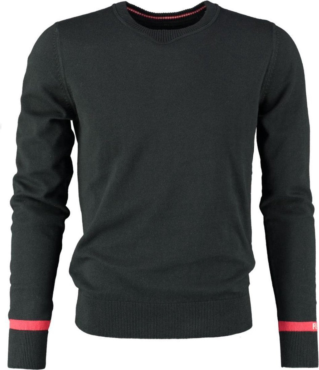 Replay zwarte slim fit trui met 15% wol - valt kleiner - Maat S
