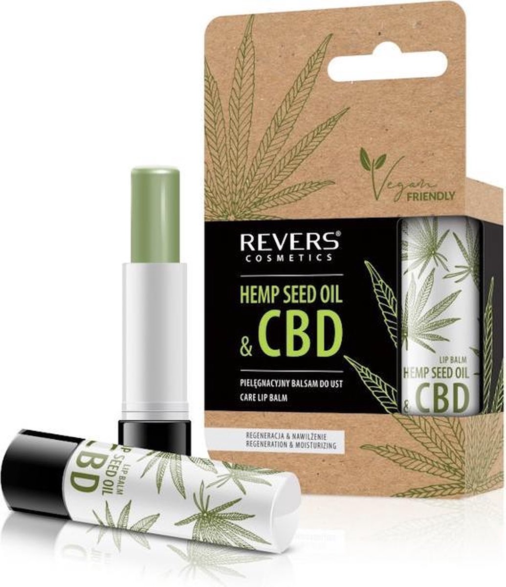 REVERS® 100% Natuurlijke CBD Hennepolie Lip Balm 4gr.