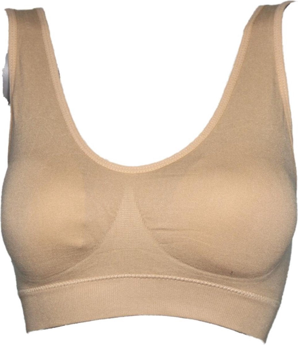 Sport bh maat S/M Beige