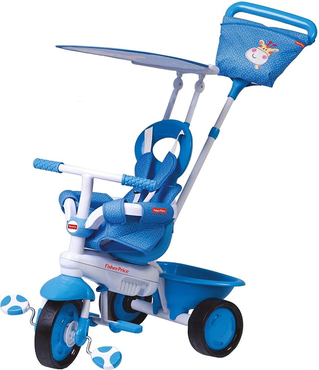 Fisher-price 3-in-1-driewieler Elite - Driewieler - Unisex - Wit;Blauw