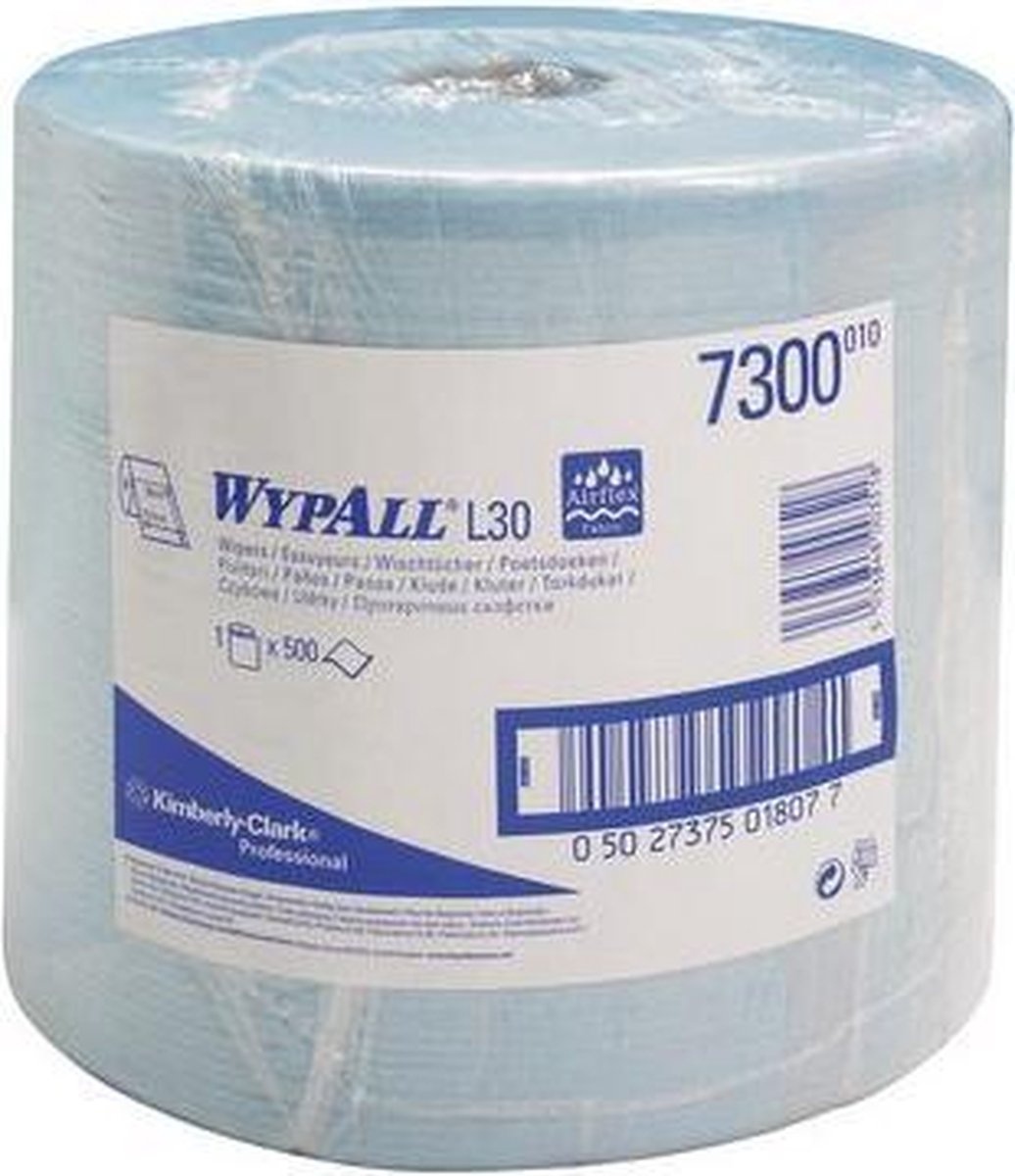 Wypall* Poetsdoeken grote rollen L30 (rol 500 vel)