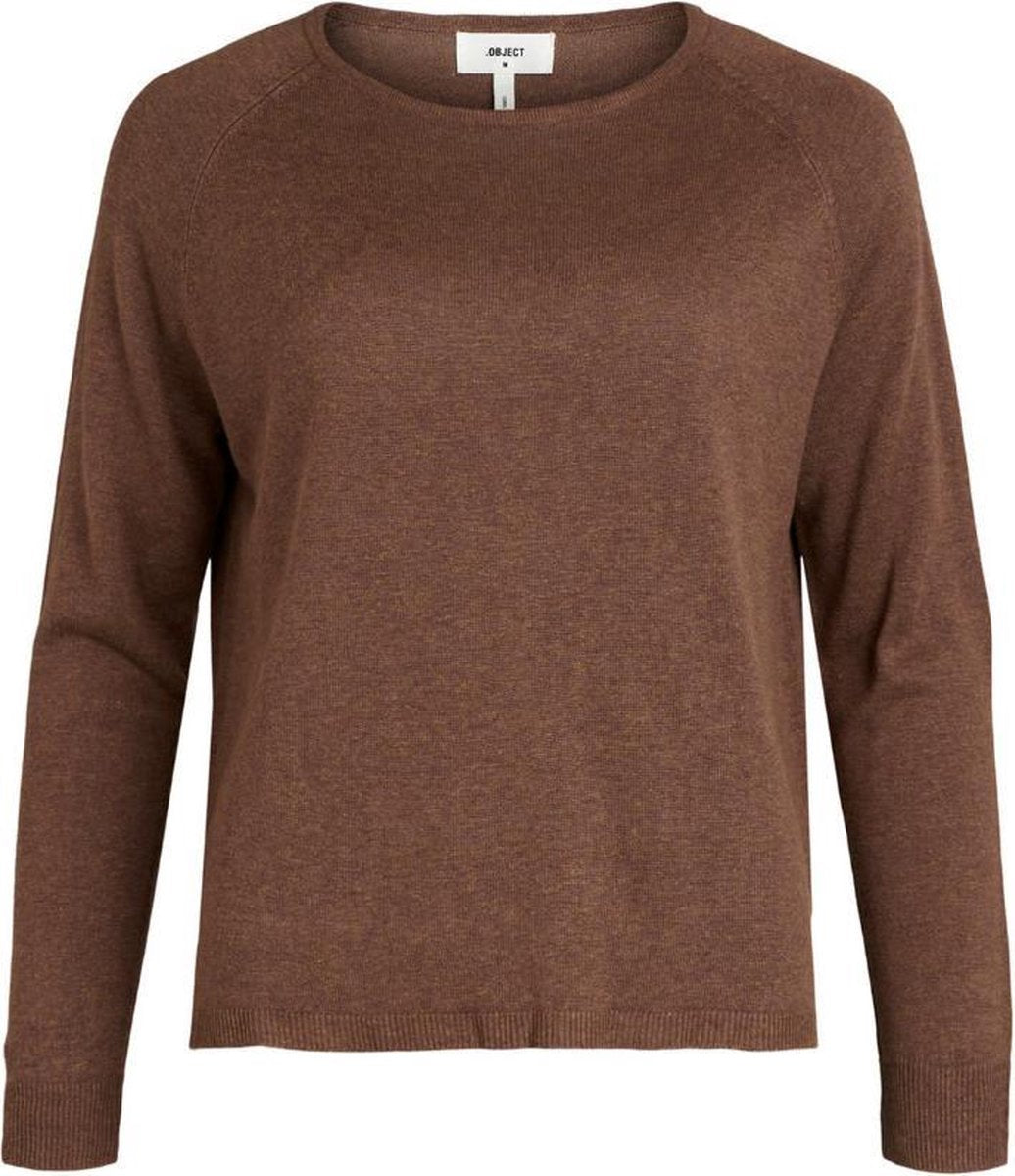 OBJECT - objangie l/s knit pullover - partridge