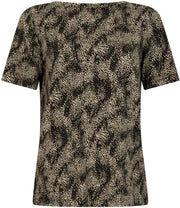 Tramontana | Reversible T-Shirt | Print Blacks | Maat L