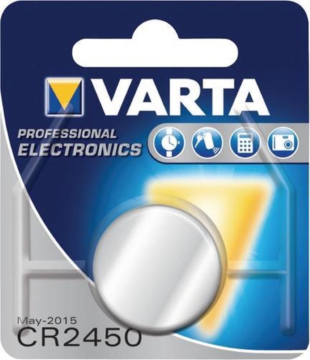 Varta Knoopcel Batterij CR2450 Lithium - 1 stuks
