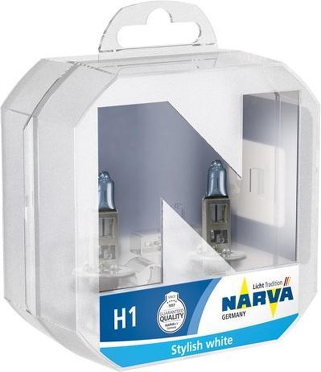 Narva Autolampen Range Power Blue+ S2 H1 12v 55w 2 Stuks