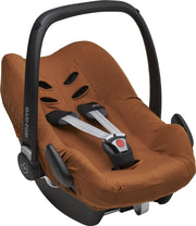 Meyco autostoelhoes Basic jersey - camel -groep 0