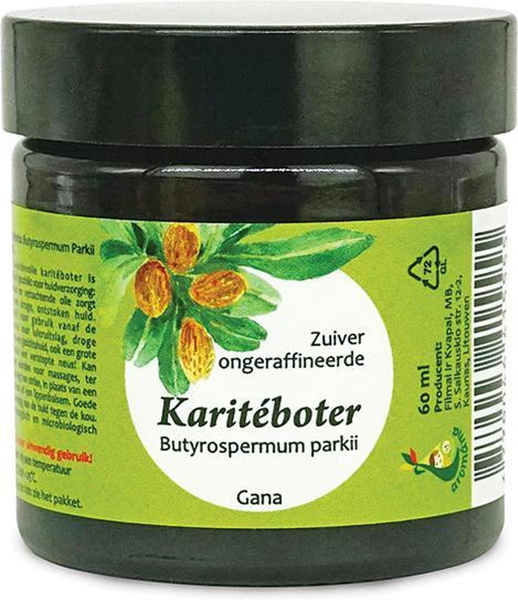 Zuiver ongeraffineerde Karitéboter 60 ml