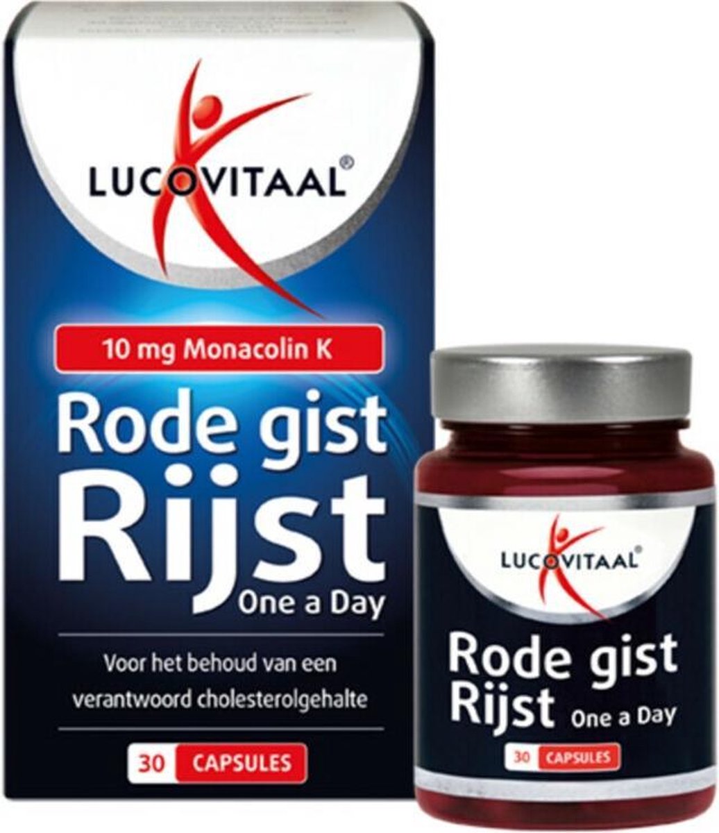 3x Lucovitaal Rode Gist Rijst 30 capsules