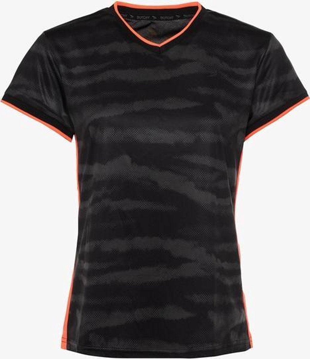 Dutchy dames voetbal T-shirt - Zwart - Maat S