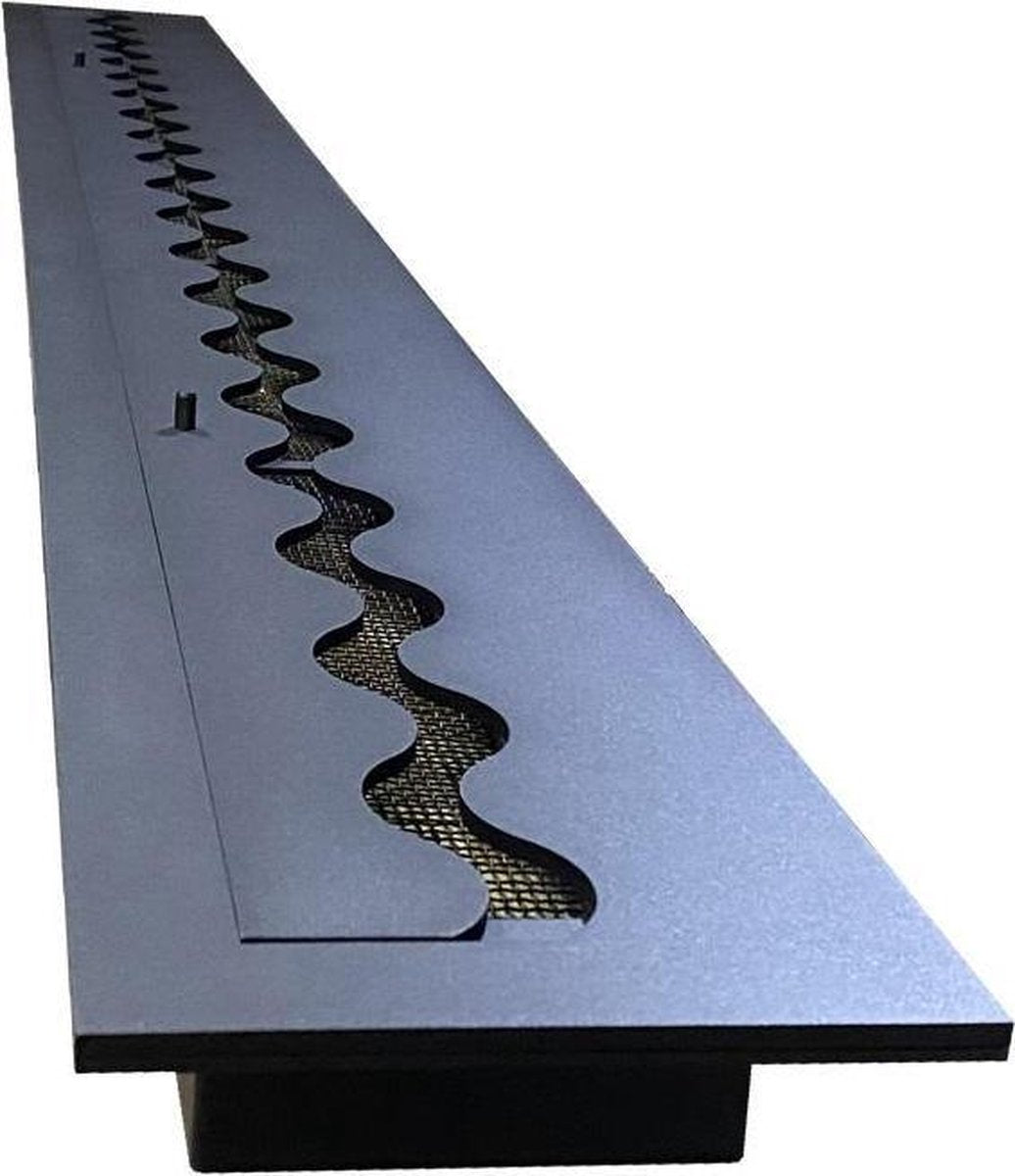 Sfeerhaard Bio Ethanol - Bioethanolhaarden.com - Mella PRO Wave Bio Ethanol Brander 200 CM - Sfeerhaard - Inzethaard - Bio Ethanol Brander