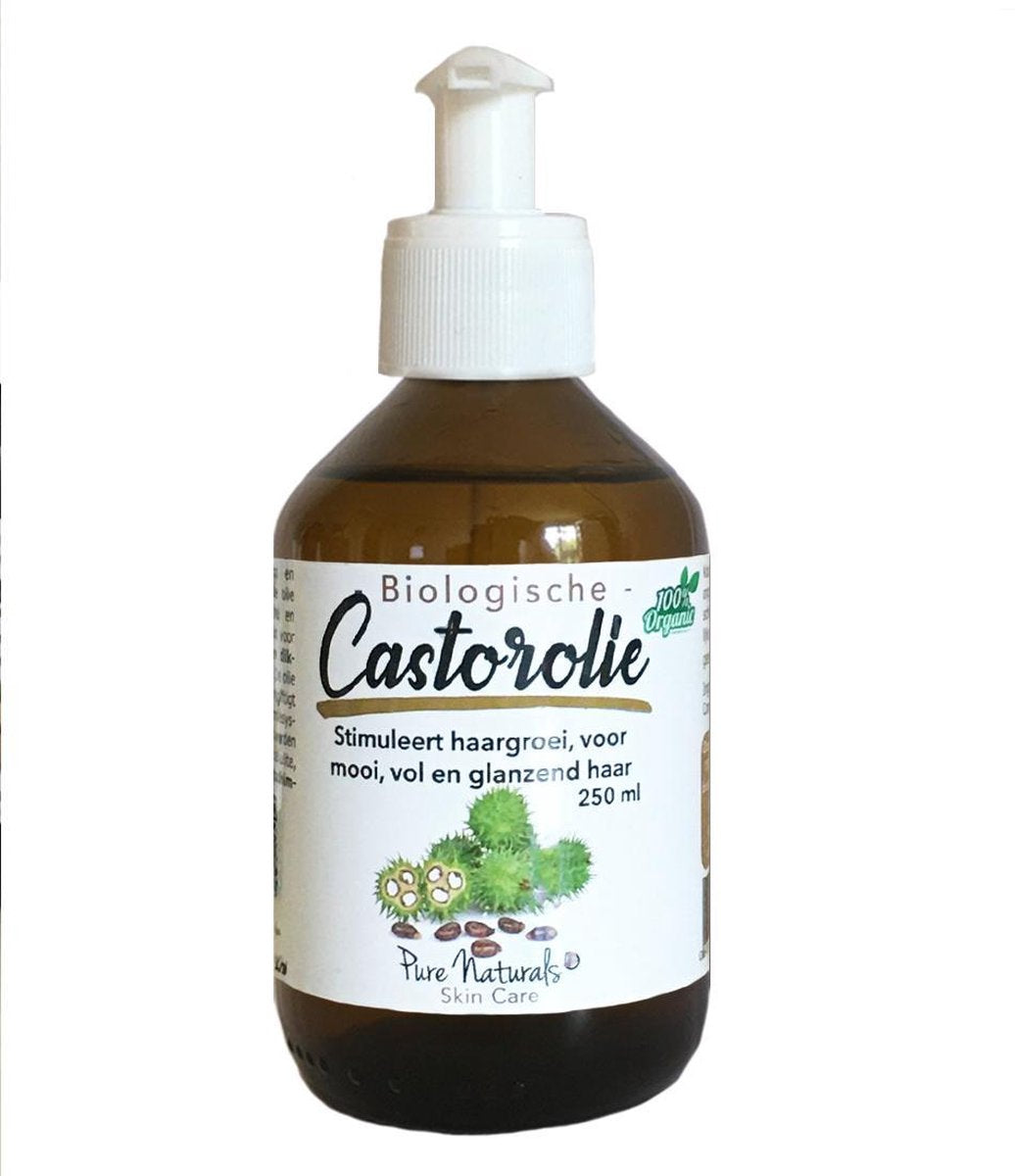 Castor Olie 250 ml - Biologisch - Koudgeperst en ongeraffineerd - Puur - Haar