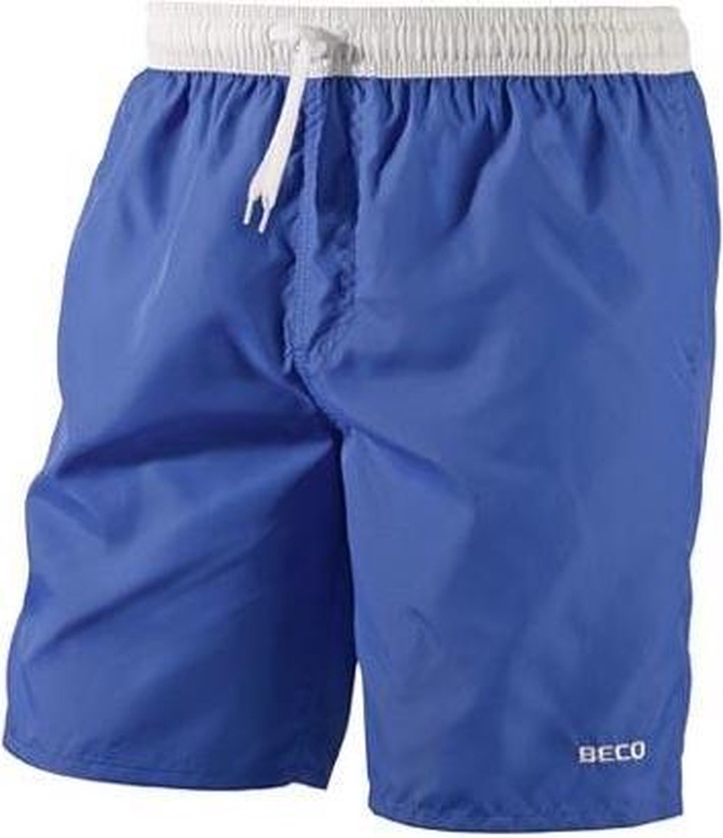 Beco Zwemshort Heren Polyester Blauw/wit Maat S