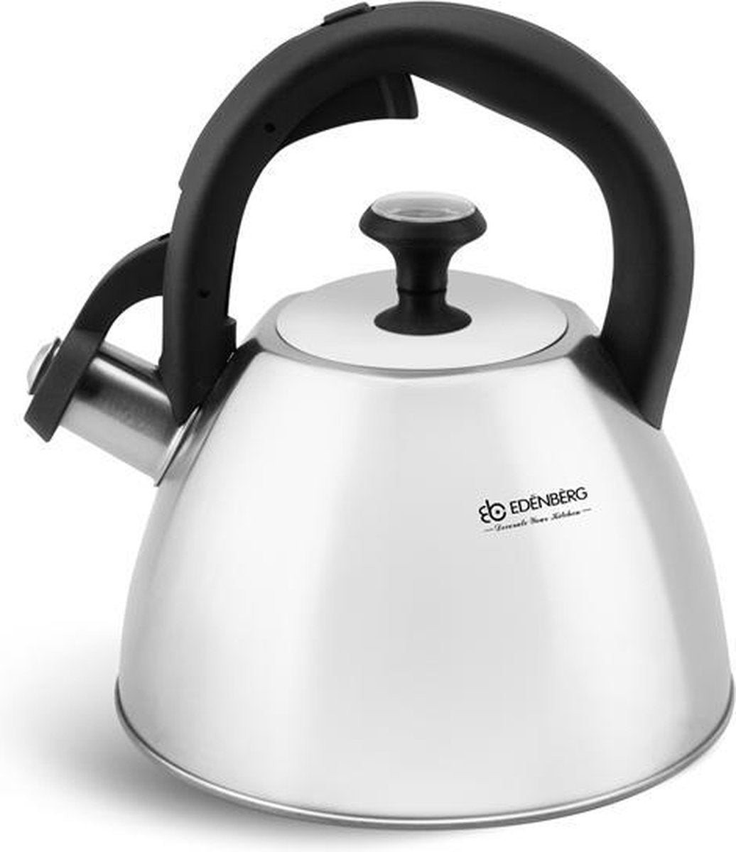 Edënbërg Classic Line - RVS Fluitketel - 2.0 Liter - Met Thermometer