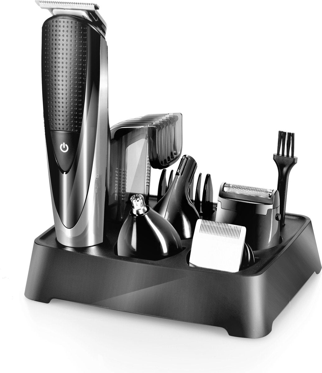 GoldMaster-Drive Groomer set- Haartrimmer Tondeuse Draadloos -Wet&Dry Usage-IPX7- 12 in 1-Trimmer voor Haar