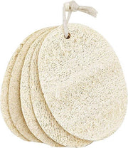 WiseGoods Luxe Loofah Spons - Milde Scrub - Natuurlijke Badspons - Zero Waste - Afwasspons - Biologisch Afbreekbaar - 3 Stuks