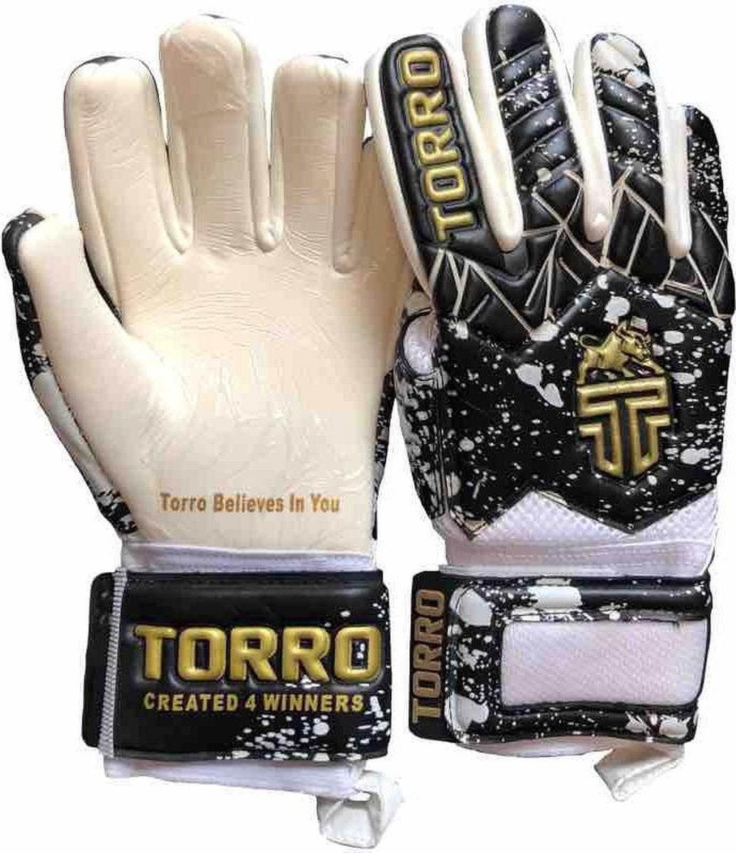 Keepershandschoenen Torro Zwart/Goud Negativ Cut JR