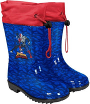 Perletti Regenlaarzen Spider-man Jongens Rubber/polyester Blauw/rood Mt 28/29