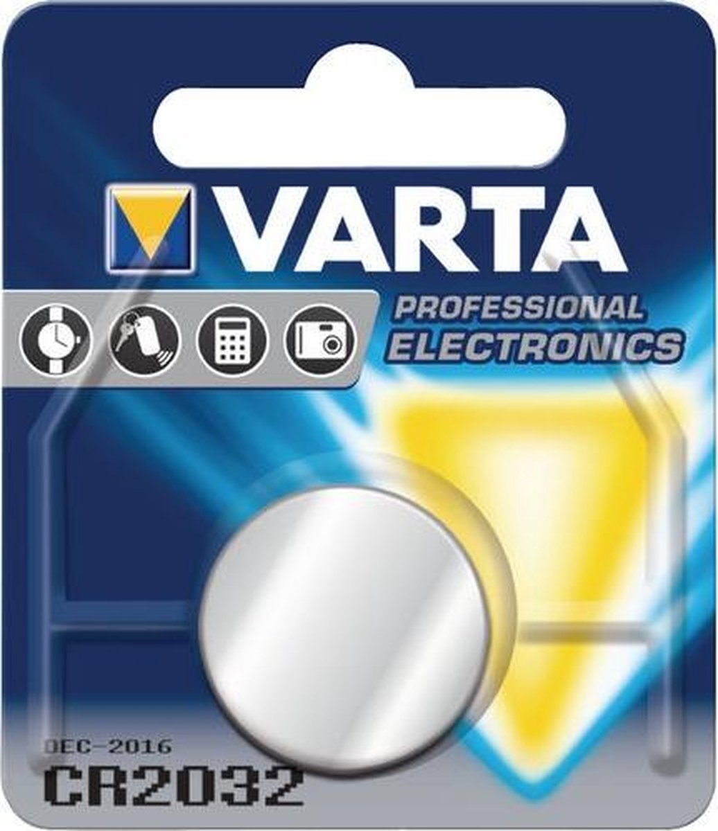 Varta Knoopcel Batterij CR2032 Lithium - 1 stuks