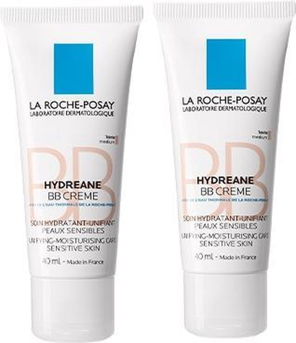 La Roche-Posay Hydreane BB Crème - Medium - 2x40 ml