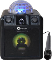 N-GEAR DISCO BLOCK 410 - Portable karaoke set zwart met microfoon